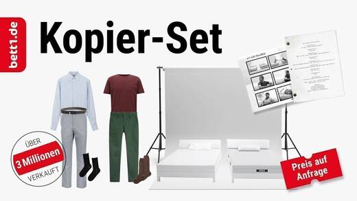Plagiieren leichtgemacht: Das Bett1-Set zum Nachkaufen.