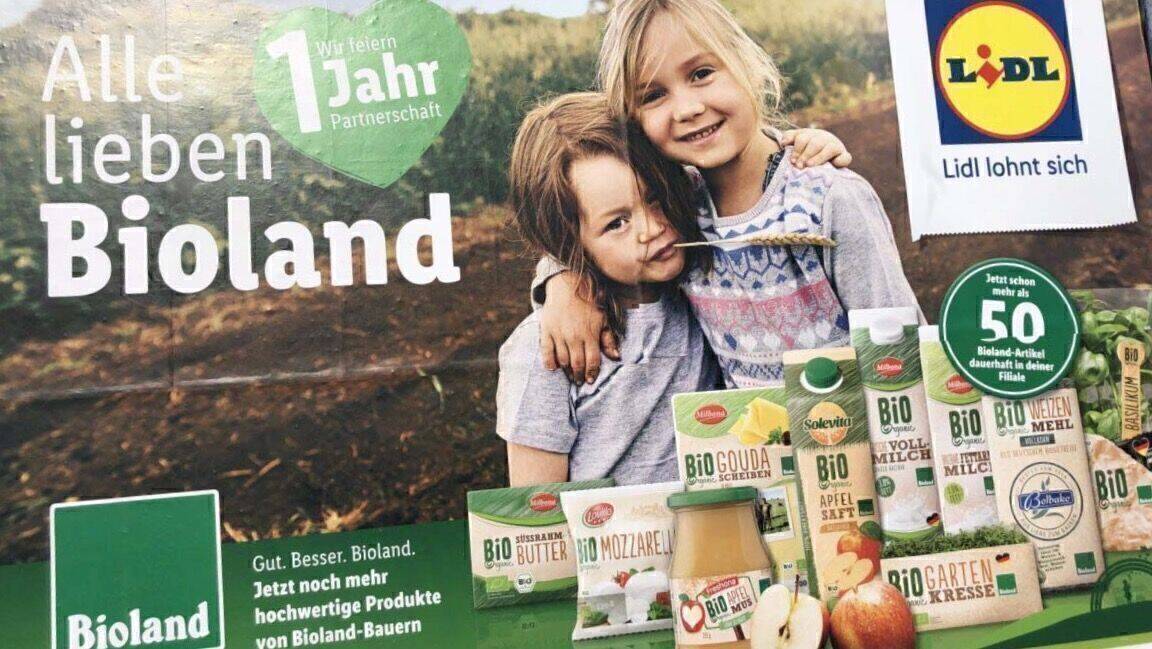 Bioland hat gute Erfahrungen mit seiner Lidl-Kooperation gemacht.