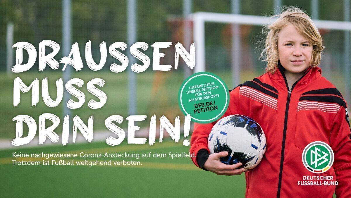 Der DFB fordert im Rahmen einer Kampagne die Wiederöffnung des Amateursports.