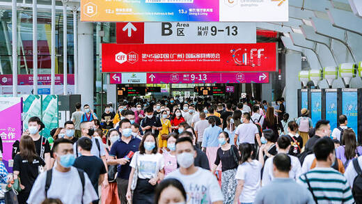 Messe in China in Coronazeiten: Auf der CIFF war einiges los