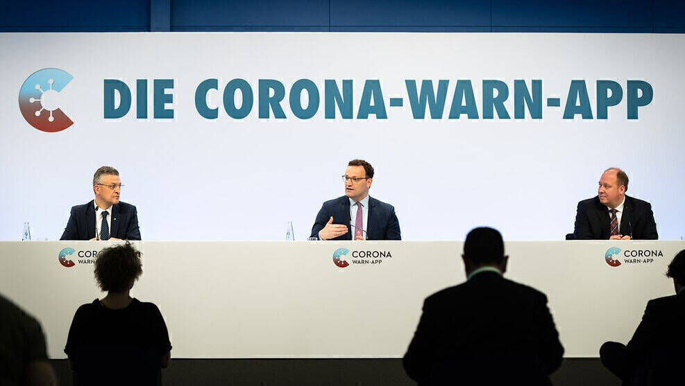 Pressekonferenz zum Launch der Corona-Warn-App am 16. Juni 2020.
