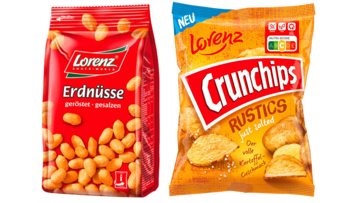 Erdnüsse und Chips von Lorenz