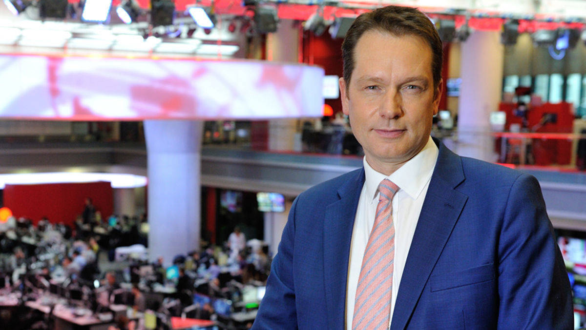 Jim Egan ist CEO von BBC Global News. Zu dem kommerziellen Medienunternehmen unter dem Dach der öffentlich-rechtlichen BBC gehören der Sender BBC World News und die Nachrichtenseite bbc.com/news.