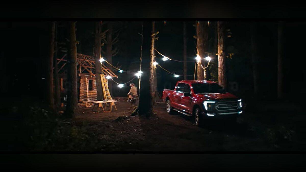 Szene aus dem neuen Ford-F-150-Spot von Wieden + Kennedy.