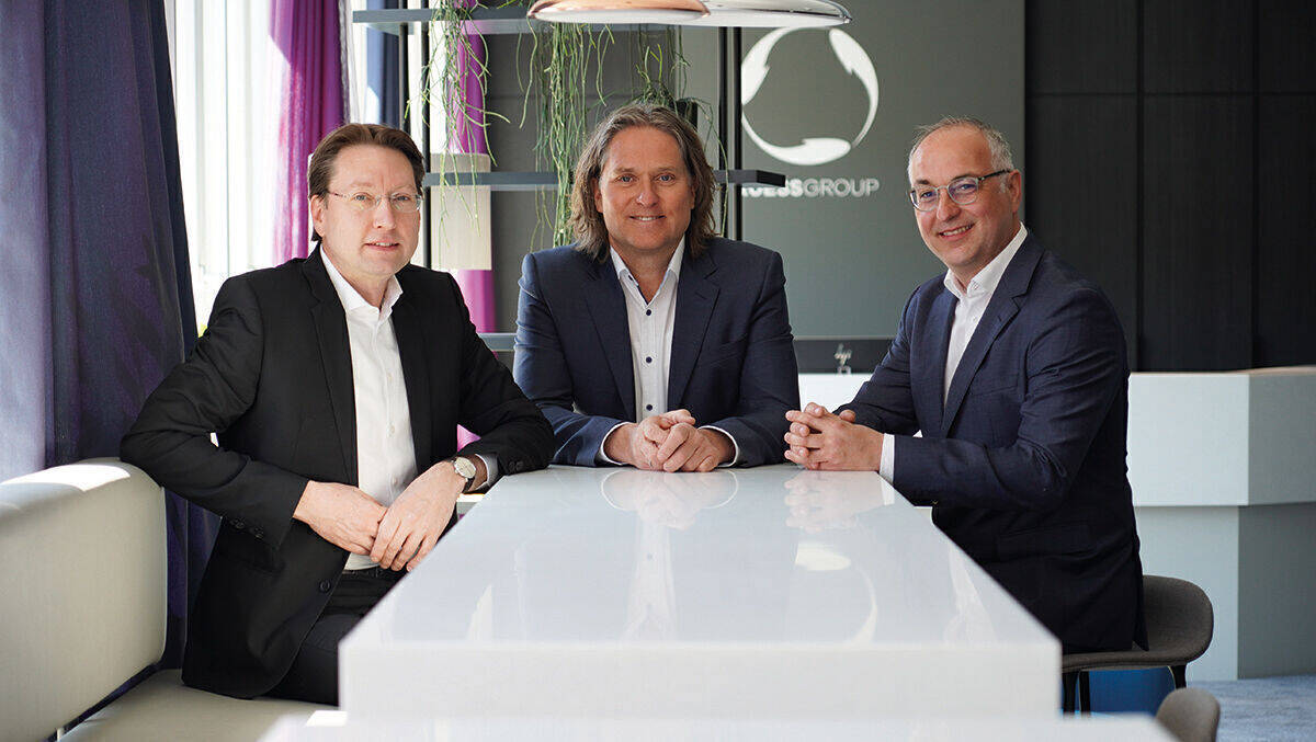 Ruess Group in persona: Markus Rahner (v.l.), Steffen Ruess, Rafael Rahn