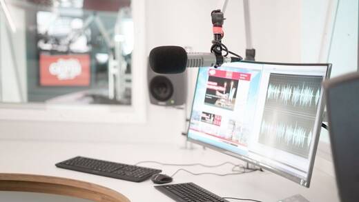 Im Radio Gong-Studio wird nun auch für Unternehmen produziert.