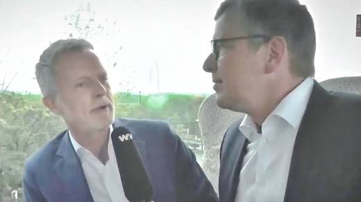 Horst Wagner (li.) im Gespräch mit Mirko Kaminski.
