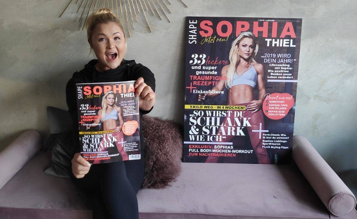 "Sophia Thiel": Der jüngste Promi-Magazin-Zugang am Kiosk.
