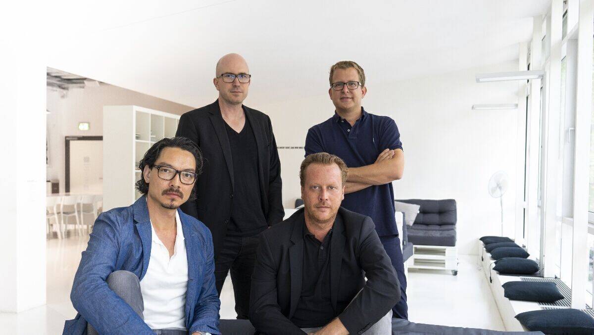 Von links: Christian Gölz, Marc Bürkle, Simon Umbreit, Frank Boegner 