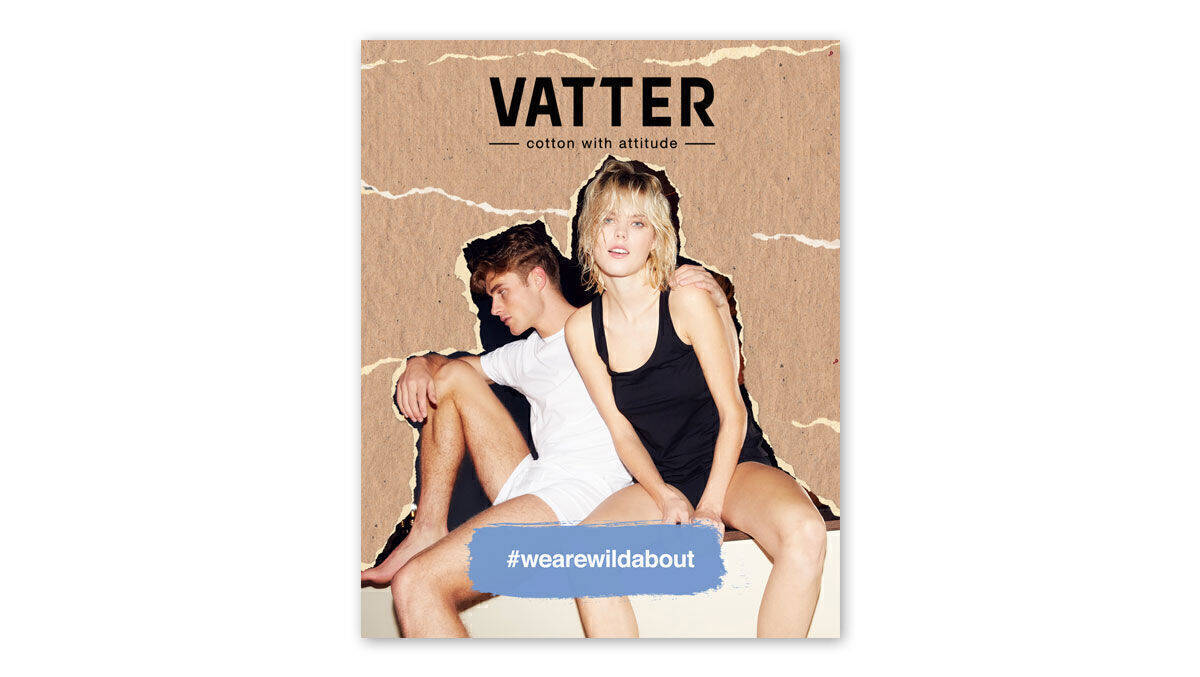 Die Sieger-Kampagne für das Fair-Fashion-Unternehmen Vatter. Entwickelt von Münchner Studenten.