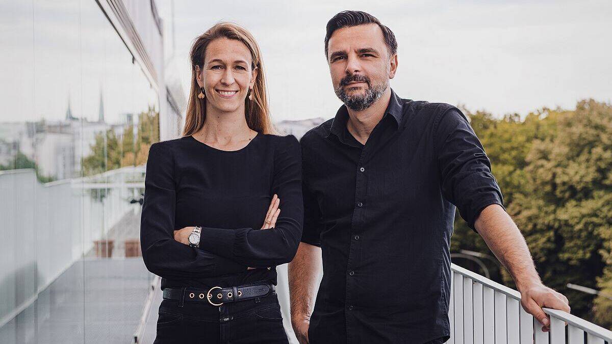 Kim Notz und Florentin Hock führen die Agentur seit neun Monaten gemeinsam.