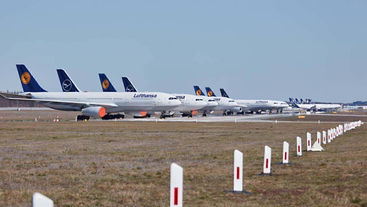 Eine Marke, die derzeit am Boden ist: Lufthansa
