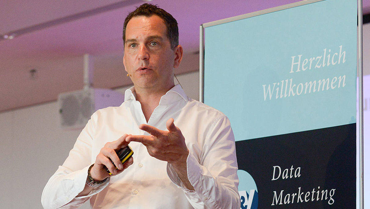 Stefan Schicker beim Data Marketing Day der W&V