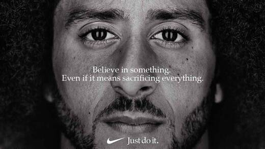 "Dream Crazy" mit Colin Kaepernick zählt zu den zahlreichen Kampagnen, die unter Alex Lopez' Ägide bei Nike entstanden sind.