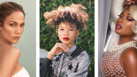 Wollen die Pinterest-Fans inspirieren (v.): Die US-Stars Jennifer Lopez, Storm Reid und Megan Thee Stallion.