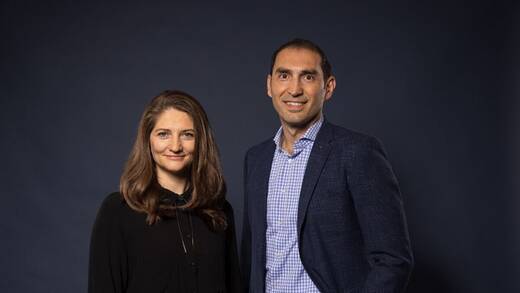 Carmen Tscharre-Späth und Firas Helbaoui.