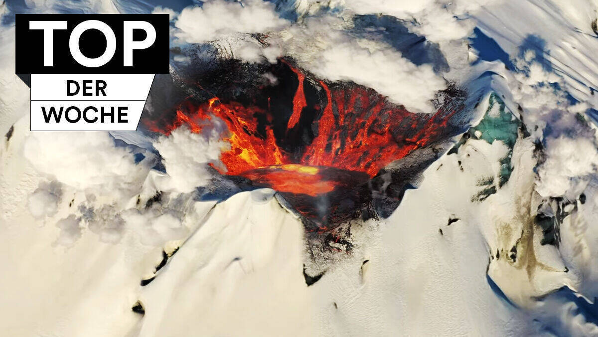 Reise aus dem All zu den Polen: Vulkan in der Antarktis