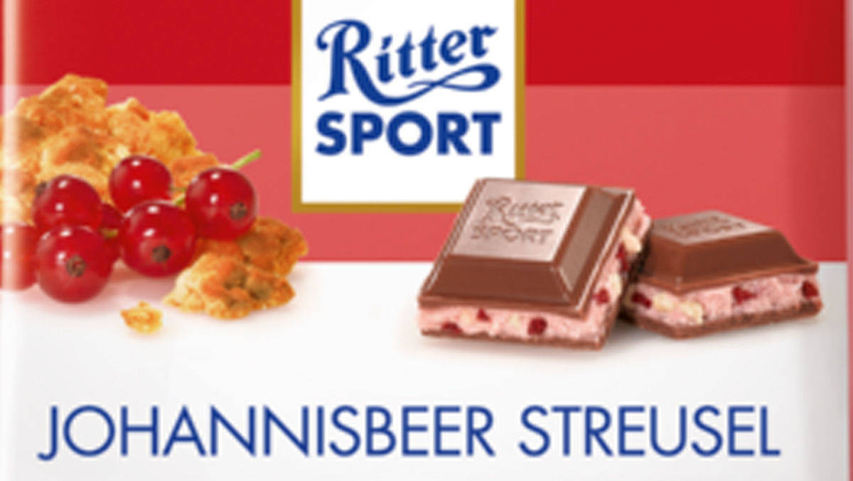 Frisches für den Frühling: Johannisbeer-Streusel von Ritter Sport