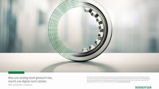 Läuft weltweit: die Imagekampagne für Schaeffler.