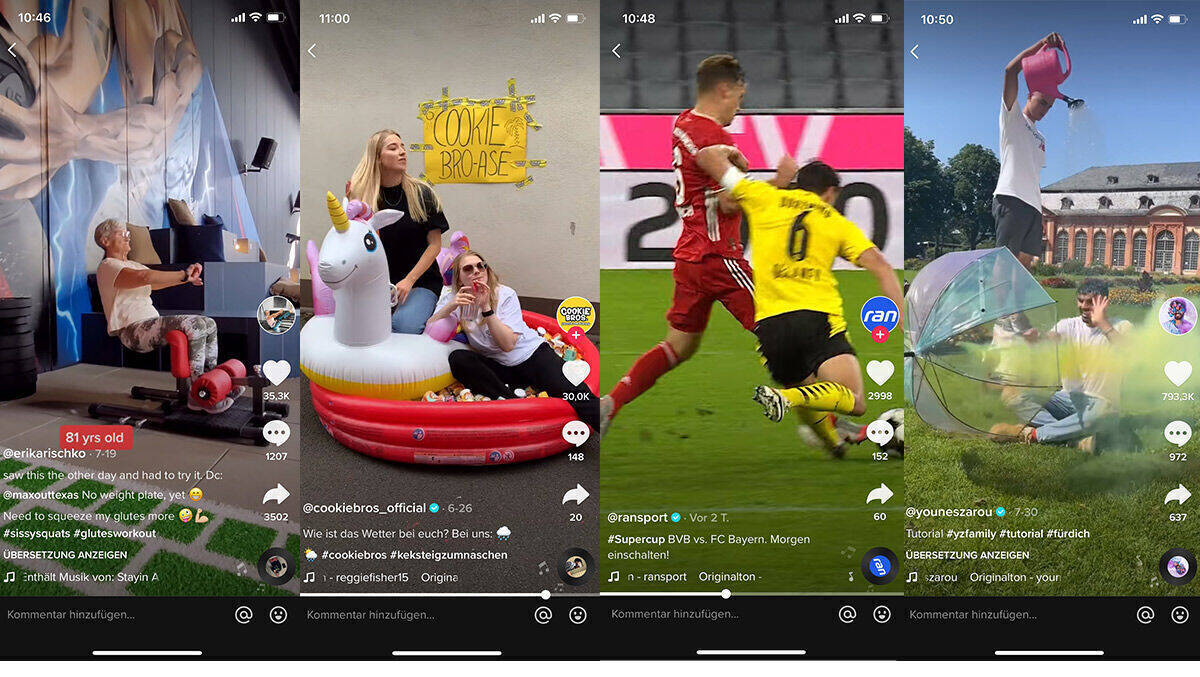 Tiktok bietet längst nicht mehr nur Teenie-Content.