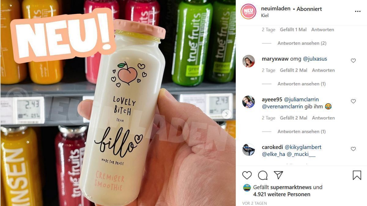 True Fruits nimmt Influencerin Bibi aufs Korn | W&V+