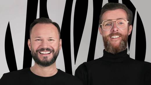Franjo Martinovic (l.) und Kai Ladwig machen Mode für Minimalisten.