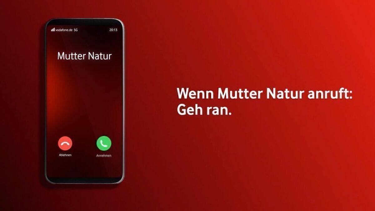 Wenn Mutter Natur anruft, dann geht Vodafone ran: Ab sofort setzt der Telkokonzern auf erneuerbare Energien.