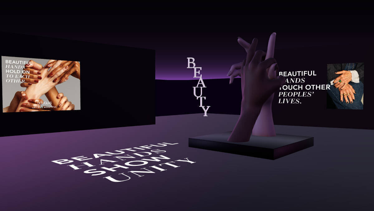 "Walk of Beauty": Die User:innen können sich virtuell durch die 3D-Ausstellung bewegen.