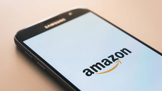 Amazon auf dem Smartphone.