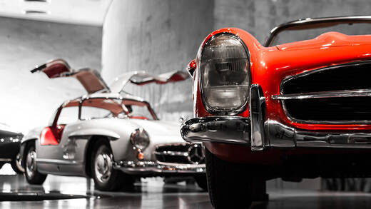 Gutes Beispiel für narrative UX: Die Fahrt in einem Oldtimer.