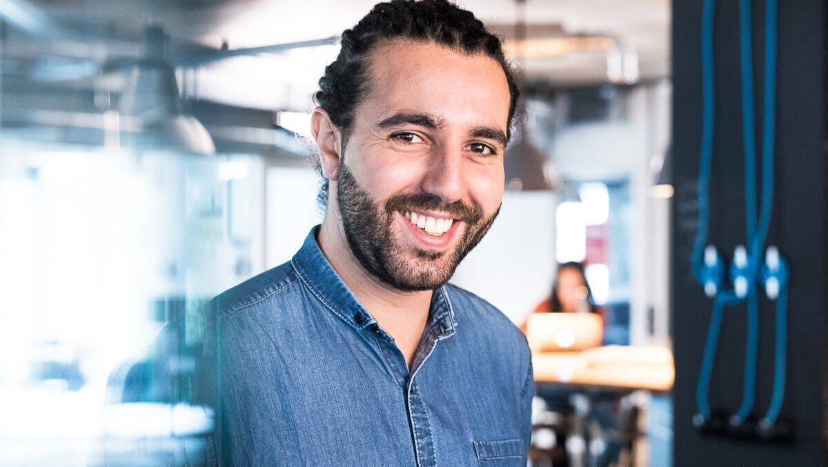 About-You-Gründer Tarek Müller sprach auf der Moonova über den Dreiklang aus Plattformen, Retailern und Marken. 