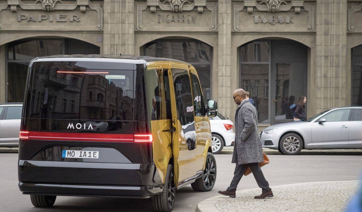 Ein Zwitter zwischen ÖPNV und Taxi: Der neue Moia-Service.